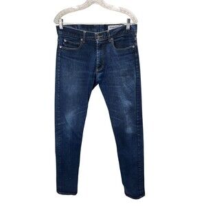 Mizzen + Main Jeans Women's Size 32 Blue Cotton Blend